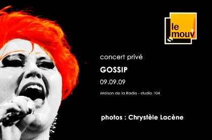 the Gossip live : I like to Mouv’ it ^^