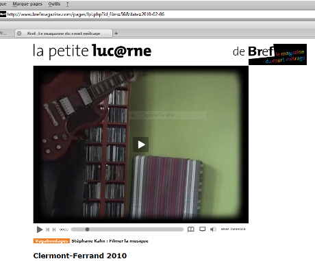 Filmer la musique, avec “La petite lucarne” de Bref